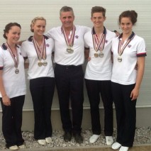 Our medal winners: Hannah Eccles, Joanne Eccles, John Eccles, Andrew McLachlan & Rebecca Norval