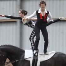 Andrew MacLachlan and Rebecca Norval winning gold in 2012 at the Junior European Championships